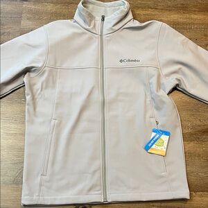 (M) Columbia Men's Bowen Lake II Softshell Jacket in Light Gray